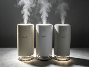 Humidificador portátil inalámbrico con esterilización UVC, 2000mAh, 380mL, luz nocturna, apagado automático, humidificador para escritorio, dormitorio, viajes - Product Image 3