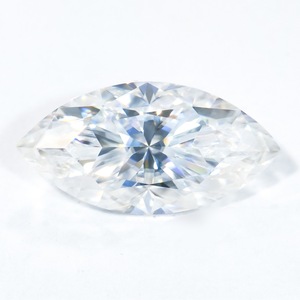 Moissanite Marquise Cut D Color White Lab Created Gemstone Loose Stone For Jewelry Making - Product Image 2