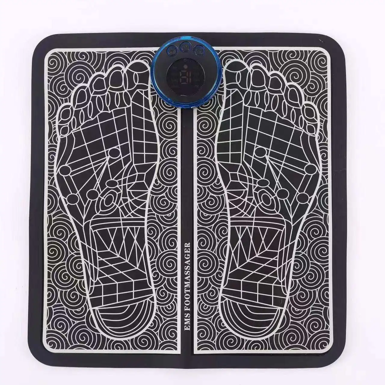 Intelligent Power-off Protection Usb Rechargeable Home Use Pedicure Foot Massager Pad Tens Ems Foot Massager Mat