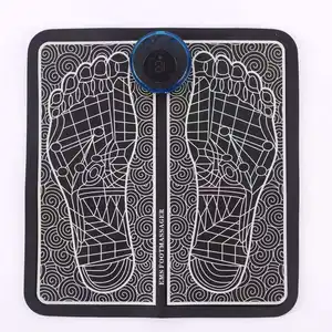 Intelligent Power-off Protection Usb Rechargeable Home Use Pedicure Foot Massager Pad Tens Ems Foot Massager Mat