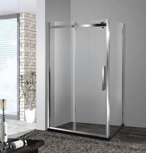 Everbright กระจกอาบน้ำบานเลื่อนห้องโดยสารประตูห้องเล็กๆห้องน้ำห้องอาบน้ำที่ปิดสนิท - Product Image 5