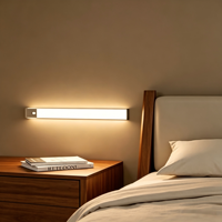 Veilleuse à détecteur de mouvement Mart, rechargeable par USB, magnétique et sans perçage, lumière d'ambiance pour couloir, chevet et escalier