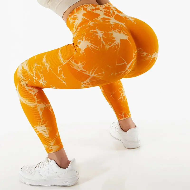 Bestex-pantalones de gimnasio sin costuras para mujer, mallas de Yoga de cintura alta con Control de barriga, realce de glúteos, suaves, venta al por mayor