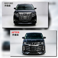 Kit de conversion de carrosserie extérieure de style Série 30 à Série 40 pour Toyota Alphard Vellfire 2015-2022, pièces de mise à niveau en plastique