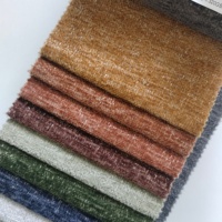 Tela Chenilla Teñida con Hilo Dobby, 320 GSM, 100% Poliéster de Alta Densidad, para Tapicería de Sofás y Almohadas