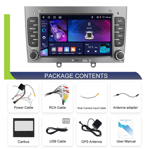 Radio de Coche Android Podofo de 7 Pulgadas, 4+64G, 2 Din, Estéreo para Coche, para Peugeot 408/308 T7, Carplay Inalámbrico/Android Auto, Carplay Universal ODM - Product Image 6