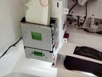 Printer Kios Bandara untuk Pencetakan Label Bagasi, Tiket Naik Pesawat, dan Kustom, Tipe Terintegrasi, KPM180H
