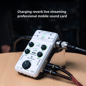 Carte son professionnelle portable Joyo MOMIX PRO en ABS pour <span class=keywords><strong>guitare</strong></span>, <span class=keywords><strong>clavier</strong></span>, charge mobile, réverbération, enregistrement en direct, plug and play - Product Image 4
