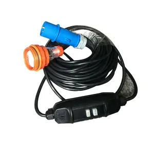 Удлинительный кабель RCD с разъемом и разъемом для наружного использования, водонепроницаемый, 100 м