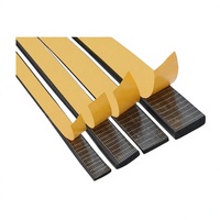 Bande de mousse EPDM auto-adhésive plate semi-circulaire pour isolation phonique, protection contre les chocs et étanchéité, pour la distribution