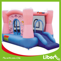Toboggans gonflables portables en PVC pour enfants videur de parc extérieur multicolore avec ventilateur comprenant des kits de réparation