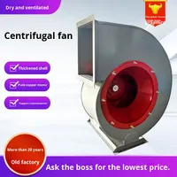 Ventilateur centrifuge en acier inoxydable 4-72, extracteur de poussière industriel, équipement de ventilation, machine d'échange d'air, silencieux, pour cuisine, AC