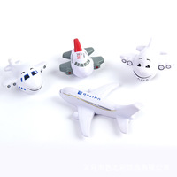 Balle anti-stress souple en forme de bateau de croisière en PU blanc avec logo personnalisé, jouet promotionnel de transport, jouet anti-stress