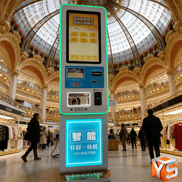 ZDYS Floor-Standing Coin Changer Machine All-in-One for Water Park