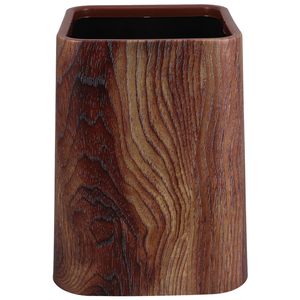 Poubelle à Grain de <span class=keywords><strong>Bois</strong></span> de Taille Moyenne, à Couvercle Ouvert, pour Cuisine et Bureau, <span class=keywords><strong>Corbeille</strong></span> de Recyclage Robuste pour Salle de Bain et Chambre à Coucher - Product Image 1