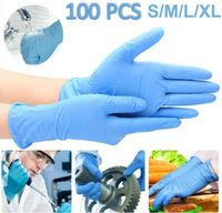 Offre Spéciale Latex sans poudre gant jetable Latex examen Nitrile gants Salon cheveux mourir examen gants