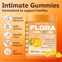 Gummies à haute puissance pour la flore vaginale, contrôle des odeurs, flore saine, équilibre des levures, santé digestive, hydratation intime