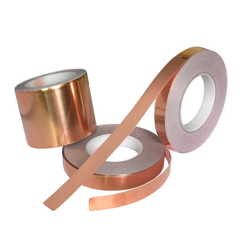 Cinta de banda de cobre Lámina de cobre Proveedores de cinta conductora de cobre eléctrico