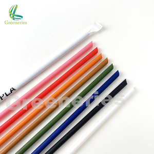 Pailles en polylactide transparentes pour bubble tea, personnalisées, écologiques, de qualité alimentaire, jetables, emballées en gros - Product Image 5