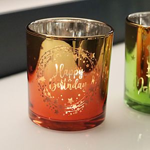 Vente en gros de bocaux à bougies en verre vides avec couvercle pour décorations d'anniversaire bougeoirs et lanternes élégants pour boîte de cadeaux d'anniversaire - Product Image 5