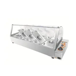 ELECTRIC BAIN MARIE WITH GLASS 94 FOOD DISPLAY