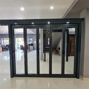 도어 DIY 공장 알루미늄 유리 도어 하우스 오피스 몰 일본 맞춤형 멀티 접이식 여닫이 문