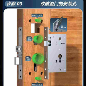 ตัวล็อคประตูโรงแรมเว่ยซุน ทำจากสแตนเลส ดีไซน์ทันสมัย เรียบง่าย ป้องกันการโจรกรรม เหมาะสำหรับโรงแรมและเกสต์เฮาส์ - Product Image 5