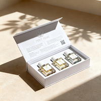 Coffret Cadeau de Parfum de Luxe - Boîtes Rigides - Emballage d'Huiles Essentielles Parfumées avec Fermeture Magnétique - Boîte Cosmétique Écologique