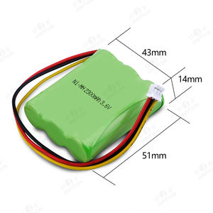 <span class=keywords><strong>Nimh</strong></span> <span class=keywords><strong>aa</strong></span> <span class=keywords><strong>2300mah</strong></span> <span class=keywords><strong>3.6v</strong></span> <span class=keywords><strong>nimh</strong></span> סוללה נטענת עבור טונות toniebox - Product Image 2