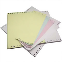 Papier Couché Premium Direct Usine Personnalisable, Papier Continu Autocopiant 2-7 Plis pour Reçus et Factures Commerciales