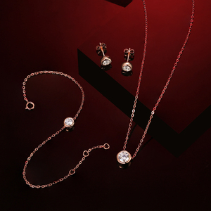 In Stock 925 Sterling Silver Moissanite <b>Bracelet</b> for Women Plated <b>Rose</b> <b>Gold</b> Unique Design <b>Bracelet</b> Female Fine Jewelry - Product Image 4