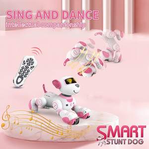 गर्म बिक्री रिमोट कंट्रोल इलेक्ट्रॉनिक पालतू जानवर उपहार खिलौने स्टंट आर सी रोबोट कुत्ते के खिलौने संगीत के साथ बच्चों के लिए लगता है - Product Image 4