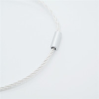 Pour écouteurs filaires Apple Ios IEM MMCX Oem écouteur filaire avec contrôle du volume du microphone