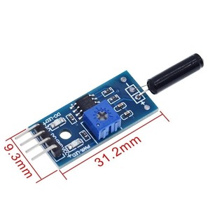 Modulo Sensore di Vibrazione OKYN3142 Tipo Normalmente Aperto SW18010P Interruttore di Vibrazione Modulo Sensore di Allarme per <span class=keywords><strong>Arduino</strong></span> - Product Image 6