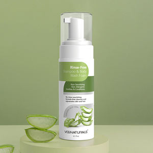 Champú limpiador Facial sin enjuague de hierbas blanqueadoras de etiqueta privada conveniente <span class=keywords><strong>espuma</strong></span> de ducha multiusos para <span class=keywords><strong>ancianos</strong></span> - Product Image 2