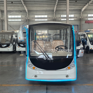 รถบัสไฟฟ้าสำหรับเที่ยวชมสถานที่ท่องเที่ยวแบบเปิดประทุน 14 ที่นั่ง จากโรงงานขายส่งโดยตรง เหมาะสำหรับสถานที่ท่องเที่ยว วิลล่า และชุมชน - Product Image 2