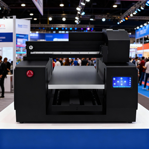 MT a colori XP600 UV a getto d'inchiostro Flatbed stampante per etichette con 2 testine di stampa ad alta risoluzione per cuoio <span class=keywords><strong>e</strong></span> materiali flessografici - Product Image 1