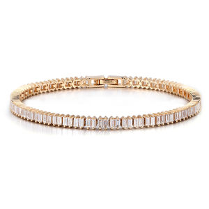 Tasarımcı baget CVD elmas bilezik katı 18K sarı altın IGI belgelendirme Lab yetiştirilen elmas düğün partileri kadınlar için hediye - Product Image 2