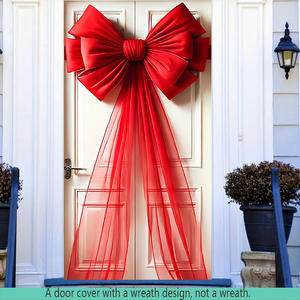 Bannière de <span class=keywords><strong>porte</strong></span> personnalisable pour la Saint-Valentin, motif ballons d'amour rouges, pour la maison, les fêtes, les célébrations et les mariages - Product Image 6