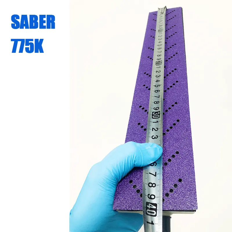 70X400Mm Multiholes Schurende Strip 70X420Mm 14 Gaten Paars Schuren Schuurpapier Keramische Film Kelder Anti gebroken