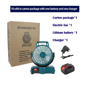 Ventilateur électrique rechargeable à batterie lithium double usage DC/AC pour extérieur Ananke Tools - Product Image 2