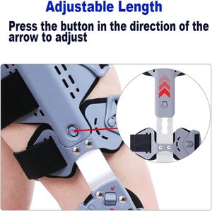 Ortesis inmovilizadora de rodilla ortopédica articulada con control de RPO para roturas, artritis y recuperación postoperatoria - Product Image 5