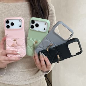 Étui de téléphone de luxe en cuir PU antichoc avec anneau magnétique et pendentif pour 12-17 Pro Max (Design Paysage Urbain) - Product Image 2