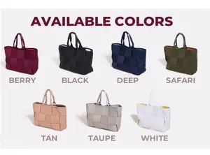 2024 New Arrival Neoprene Tote Bag Fashion Messenger Tote Handbag For Women Ladies Girls Designer Summer Purses And Handbags