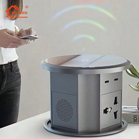 Prise de courant intelligente pour bureau, nouveau design, étanche, chargeur sans fil, type C USB universel, pour prise de courant escamotable, prise de courant de table