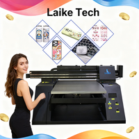 Impresora de Inyección de Tinta Todo en Uno con Plataforma Plana, Impresora de Posicionamiento Directo para Acrílico, Máquina de Impresión de Metales, Azulejos y PVC UV