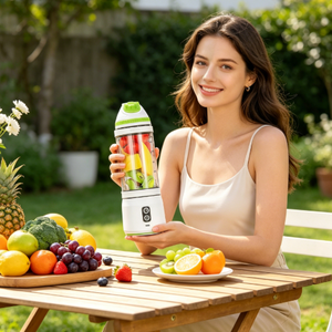 เครื่องปั่นน้ำผลไม้แบบพกพา 700 มล. ฟังก์ชั่นหมุนสองทิศทาง ปลอดสาร BPA ชาร์จผ่าน USB เหมาะสำหรับใช้ในยิม แคมป์ปิ้ง และไลฟ์สไตล์เพื่อสุขภาพ - Product Image 1