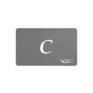 بطاقة أعمال رقمية معدنية عالية الجودة بتقنية NFC من نوع Ntag213 بلون أسود غير لامع وبطاقة RFID معدنية مصقولة - Product Image 3