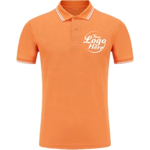 T-shirt à manches courtes respirant et surdimensionné personnalisé pour hommes et femmes, avec col à revers, pour uniforme de groupe, publicité, culture américaine - Product Image 4