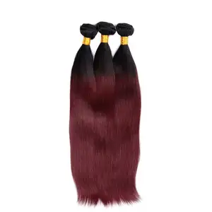 Ghrehair fabbrica all'ingrosso capelli brasiliani grezzi vergini T1B530 fasci di capelli umani dritti i prodotti più venduti